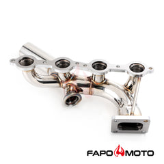 Single Turbo Headers for LSX LS2 T4 Top Mount Swap Crossover with 44mm WG FE640130
