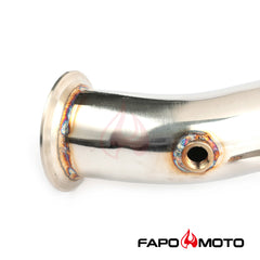 FAPO 3.5 in Turbo Catless Downpipe For N55 BMW 535i 640 740Li F01 F07 F10 F11 F12 F13