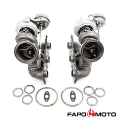 FAPO 500HP Twin Turbos TD03 for BMW N54 535i 135i Z4 X6 740i E60 E82 E89 F71 F01 OE design