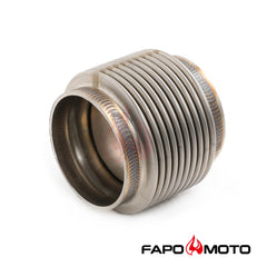 2.25 ID T304 SS EXHAUST FLEX BELLOWS 2.55 Long Flex Joint Pipe ULTRA STRONG FE902310