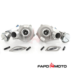 FAPO Twin Turbos compatible with 2013-2016 Ford F-150 Pickup Expedition Transit Navigator 3.5L V8 K03 0469 0470 FT028610+FT028710
