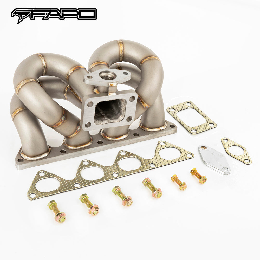 FAPO Turbo Manifold for Honda Civic Acura Integra B16 B18 DOHC VTEC T3 38mm WG