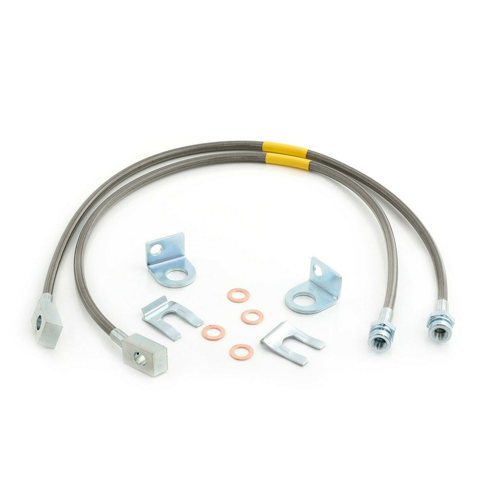 FRONT Extended Brake Line for 87-06 Jeep Wrangler TJ YJ XJ 4-6 lift