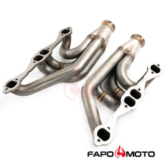 FAPO Turbo Headers for Chevy Chevelle Malibu El Camino A-body Small Block V8 El Camino Impala Bel Air Camaro Nova FE640150