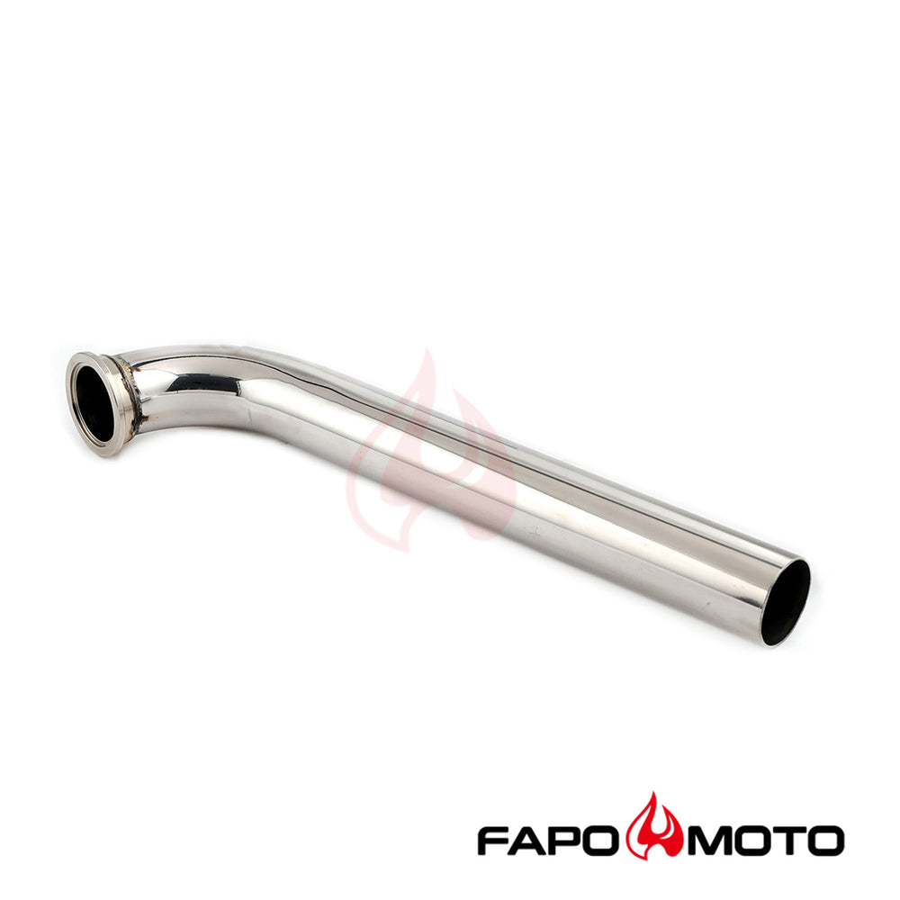FE790310 Universal Dump Pipe 1.75 304SS V-Band Flanged for 44mm 60mm Wastegate
