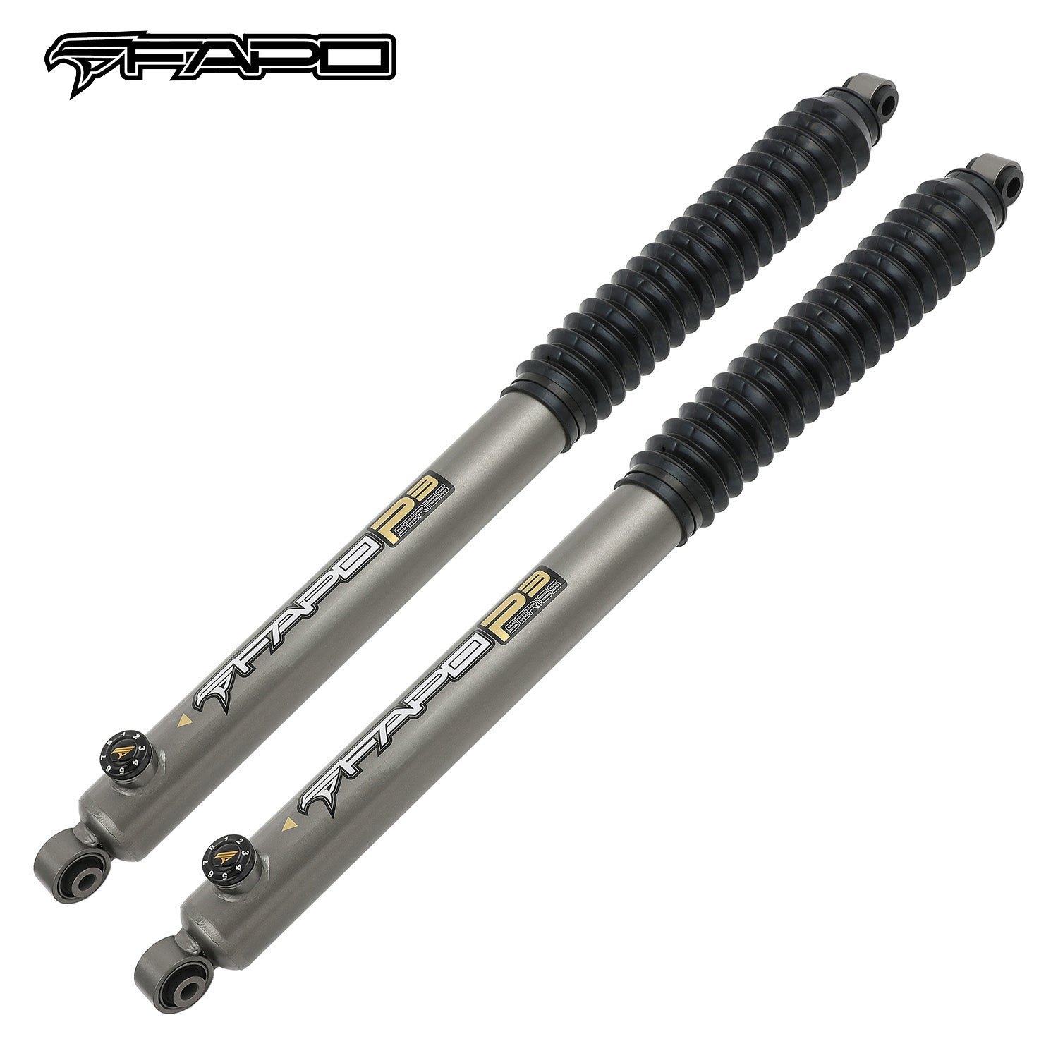 PA067730 P3 Off-road Rear Shock For Ford F-250 Super Duty 4WD 1999-2016, 2WD 2005-2006, with Ford F-350 Super Duty 2WD 1999-2016 2-4.5 Lift