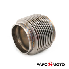 2.25 ID T304 SS EXHAUST FLEX BELLOWS 2.55 Long Flex Joint Pipe ULTRA STRONG FE902310