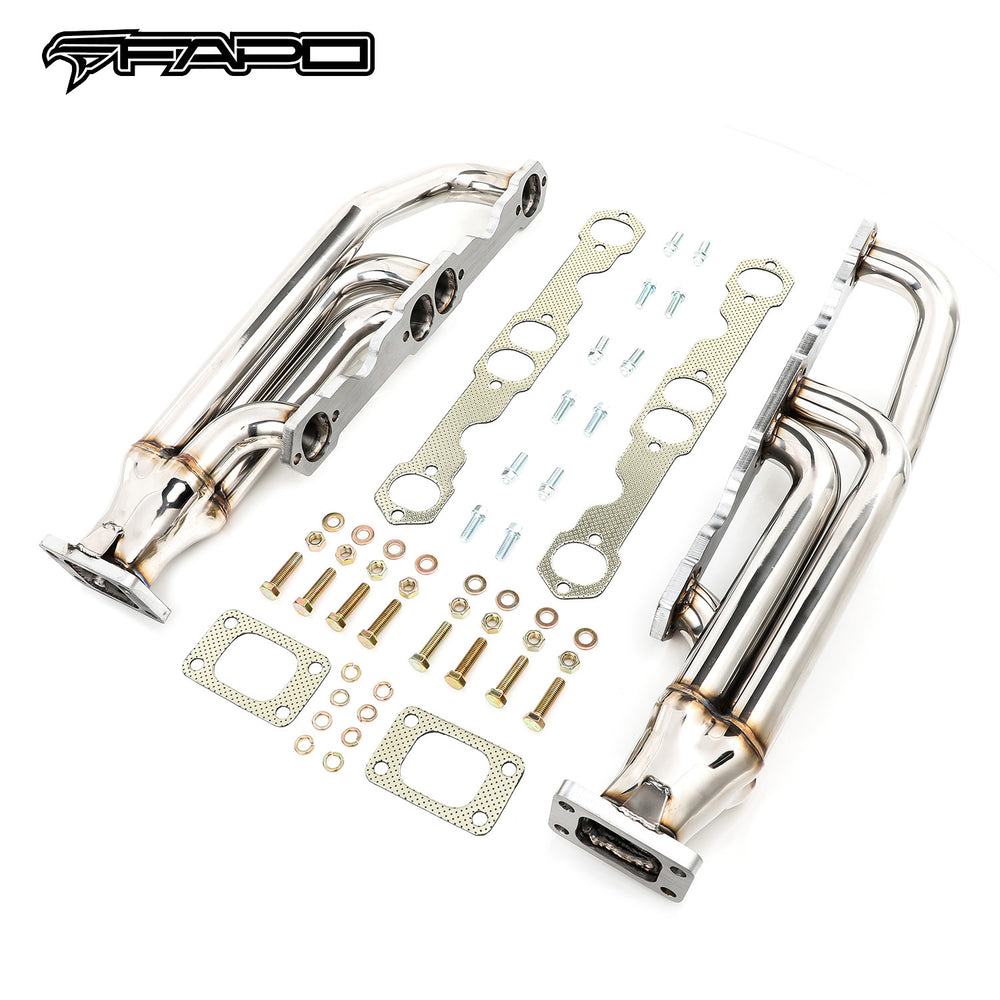 FAPO Turbo Manifold T3 for Chevy Pontiac Camaro Firebird El Camino Chevelle Small Block SBC 283 305 327 350 400 V8