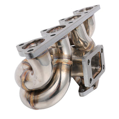 FAPO Turbo Manifold for Honda Civic del Sol CRX D15 D16 SOHC T3 38mm WG Ram Horn