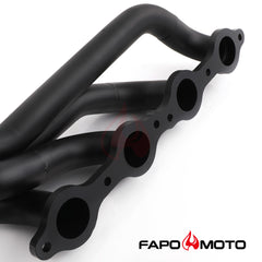 Shorty Headers compatible with 02-13 Silverado Sierra 1500 2500 Tahoe Yukon Suburban Escalade BLACK V8 304 Stainless FE696130