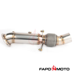 FAPO 4 inch Turbo Downpipe For BMW 535i/ix 640i F10/F11/F07/F12/F13/F06 N55 2015+