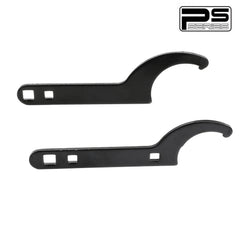 FAPO Pair of Universal Coilover Adjustable Tool Spanner Wrench Black PS000010