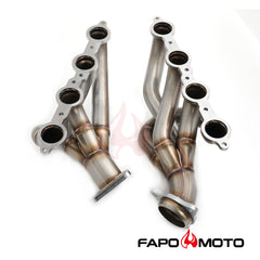 FAPO Shorty Headers for 08-13 Chevy Silverado GMC Sierra 1500 5.3L V8 1-3/4 Primary 409SS FE640170