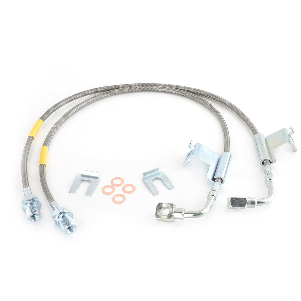 Extended SS Brake Line (FRONT) for 87-91 Blazer Suburban Jimmy 4-6 lift