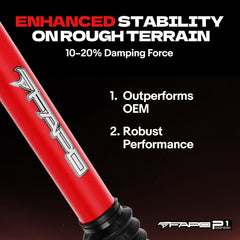 FAPO P1 Rear 6.5-8 in Lift Shocks for 1997-2006 Jeep Wrangler PA591611