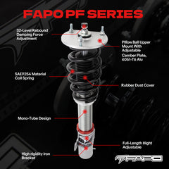 32-Level Damping Coilover for 2003-2015 Infiniti G35X G37X M35X M45X Q40 Q60 AWD V36/CV36 PF008620