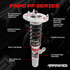 32-Level Damping Coilover for BMW 3-Series F30 328i 335i 2013-2019/BMW 4 Series 2013-2020 PF006530