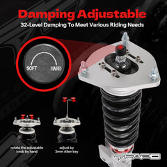 32-Level Damping Coilover for 2011-2020 Infiniti M37 M56 Q50 Q60 Q70 V37/Y51 PF008130