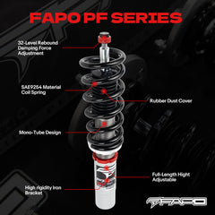 32-Level Damping Coilover For Honda Accord 7th Gen CM 2003-2007 / Acura TSX CL9 2004-2008 PF012330