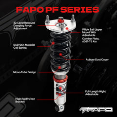 32-Level Damping Coilover for Lexus LS400 1st Gen XF10/UCF10 1989-1994 PF015230