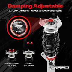 32-Level Damping Coilover Volkswagen R32 MK5/A5 2008 & VW Rabbit MK5 2006-2009 PF024830