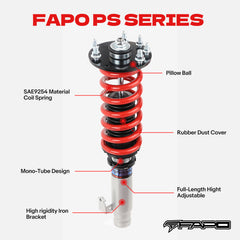 Coilover for Honda Accord 2008-2012 Acura TSX 2009-2014 Shock Absorber PS012410