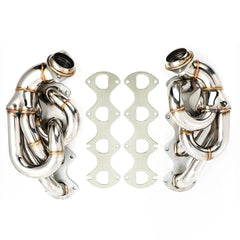 FAPO Shorty Headers for 05-10 Ford Mustang GT Shelby Bullitt Lujo 4.6L Modular