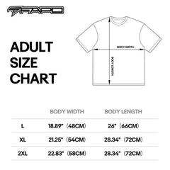 Official FAPO MOTO Adult Black T-Shirt