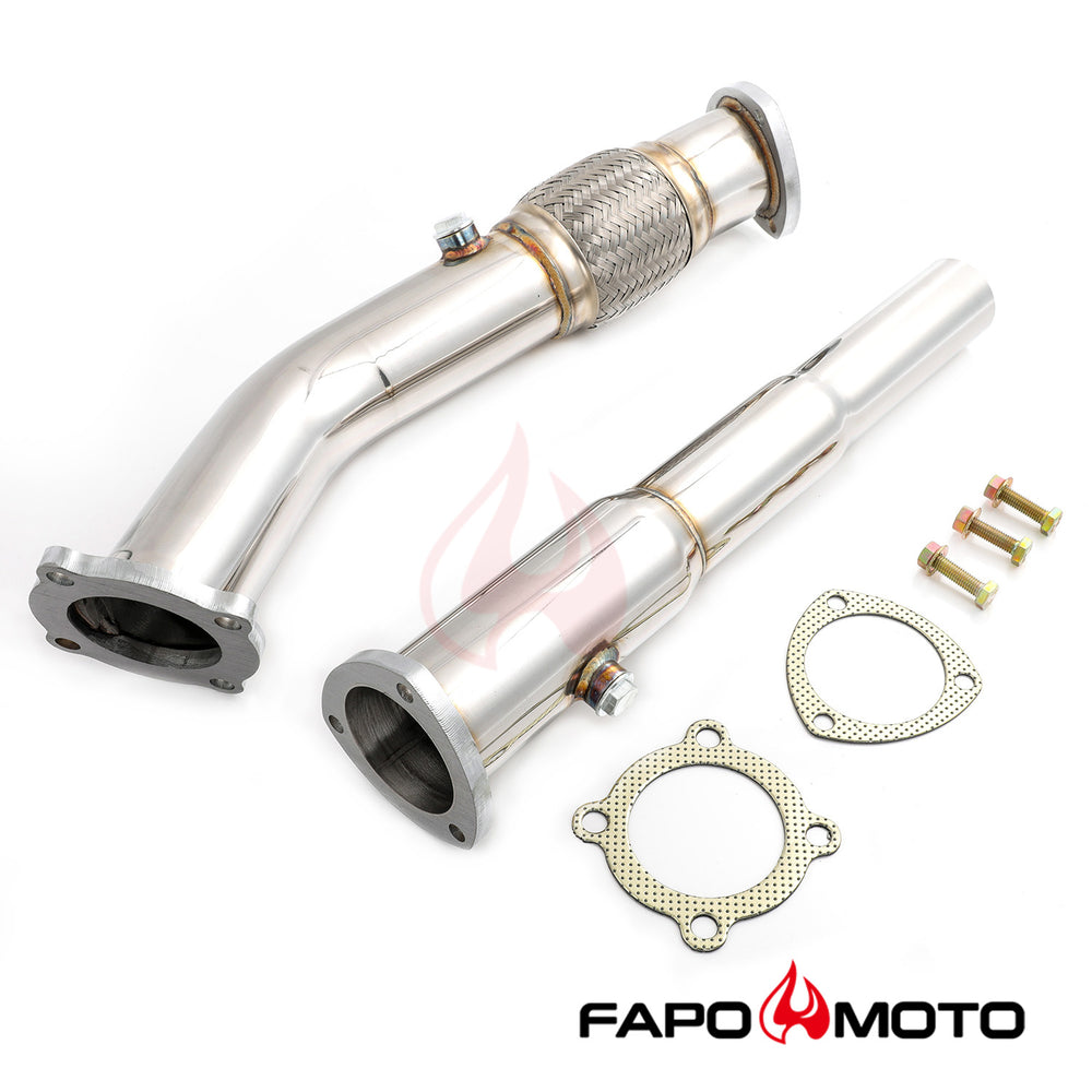 FE792810 TURBO DOWNPIPE compatible with 99-05 VW GOLF MK4 JETTA BEETLE A3 TT 1.8T 3 Down Pipe