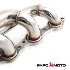 Shorty Headers compatible with 03-06 Chevy GMC Silverado Sierra 1500HD 2500HD Tahoe Yukon Suburban Cadillac Escalade 6.0L V8 FE696120