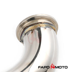 Universal Dump Pipe 1.75 304SS V-Band Flanged for 44mm 60mm Wastegate FE790310