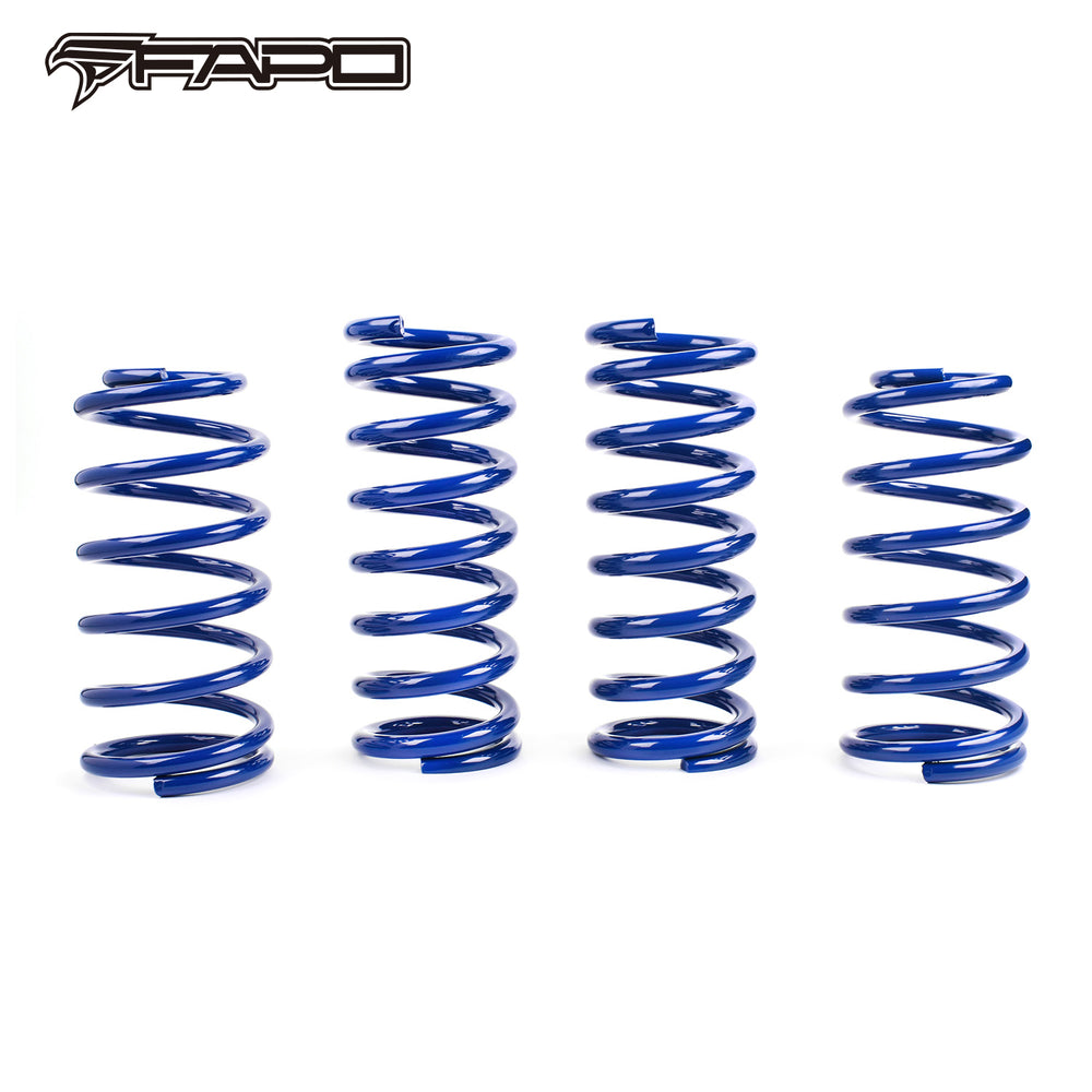 FL017110 Lowering Springs compatible with Ford Mustang 1979-2004 1.5 F/1.5 R V6 V8 GT BLUE 1.5 Drop Suspension