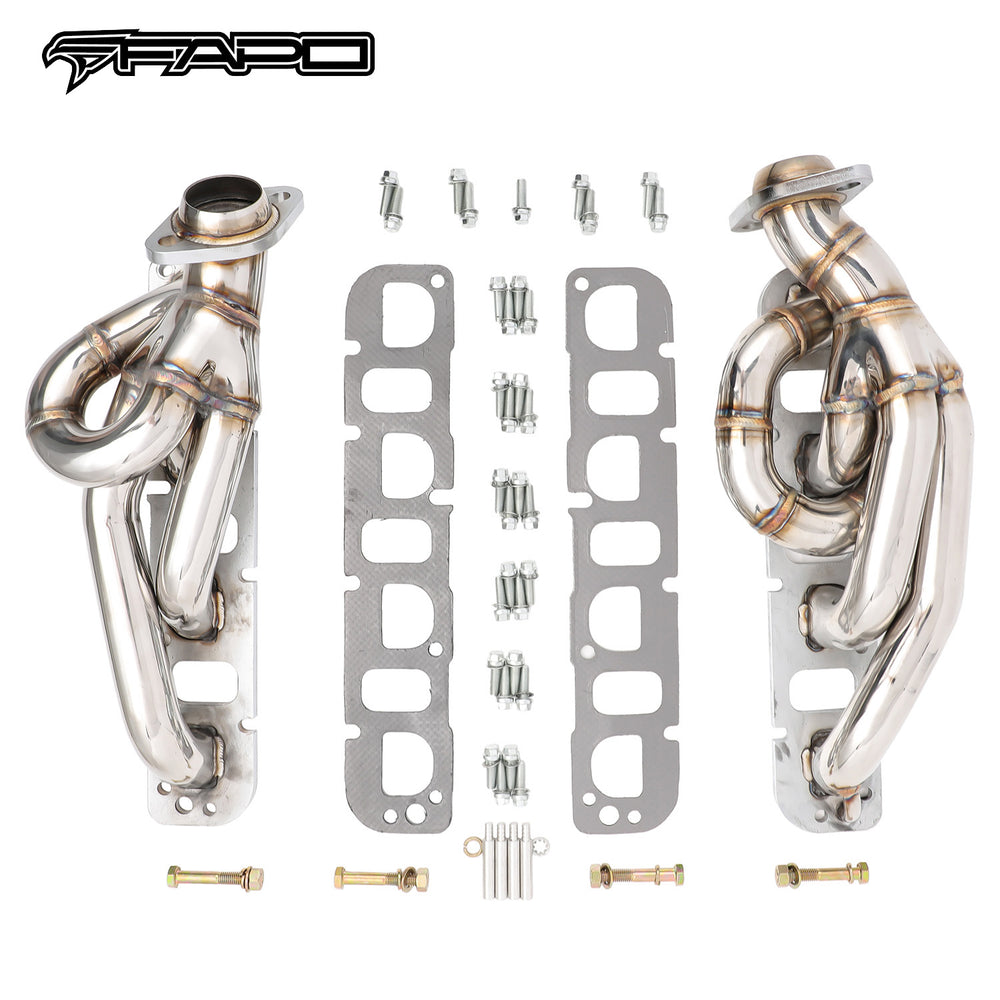 FAPO Shorty Headers for 2003-2008 Dodge Ram 1500 2500 3500 Hemi V8 5.7L 345