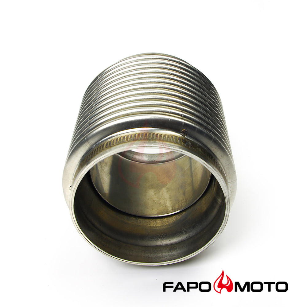 FE903010 Universal 3 ID 304 STAINLESS EXHAUST FLEX BELLOWS 4 LONG For 3 Pipe ,ULTRA STRONG
