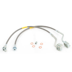 Front Extended Stainless Steel Brake Lines For Ford F-150 XLT Bronco 1980-1996