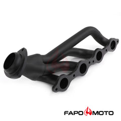 Shorty Headers compatible with 02-13 Silverado Sierra 1500 2500 Tahoe Yukon Suburban Escalade BLACK V8 304 Stainless FE696130