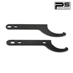 FAPO Pair of Universal Coilover Adjustable Tool Spanner Wrench Black PS000010