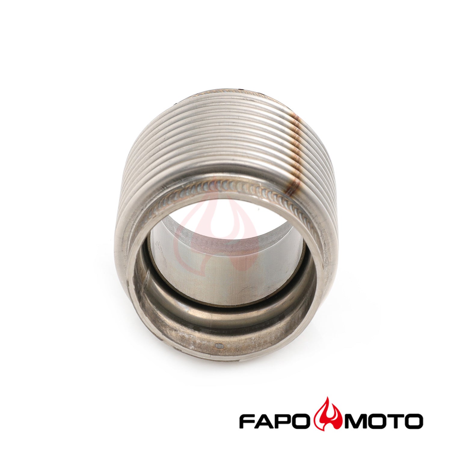 Universal 2  ID T304 SS EXHAUST FLEX BELLOWS 2.55  Long Flex Joint Pipe ULTRA STRONG FE902010