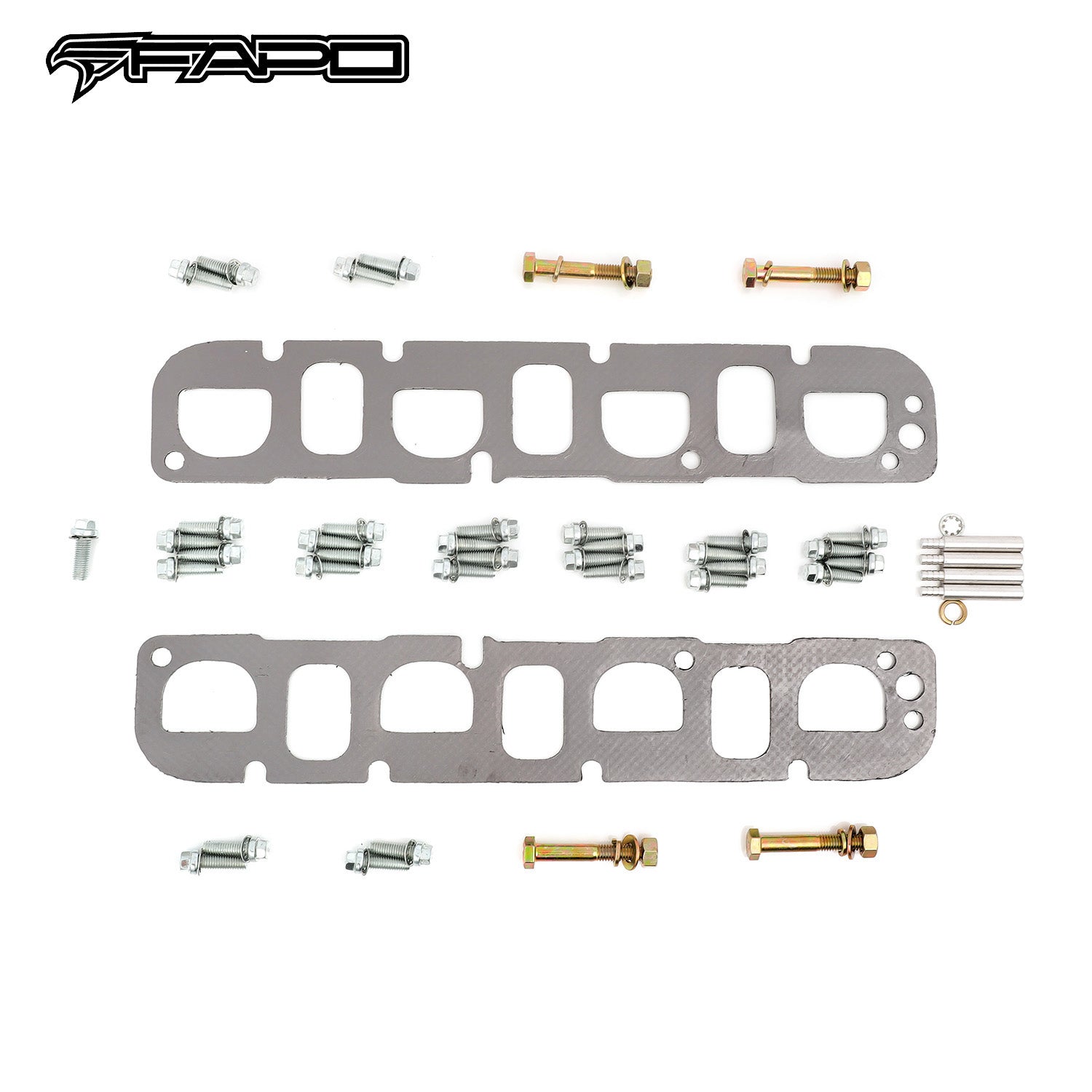 FAPO Shorty Headers for 2003-2008 Dodge Ram 1500 2500 3500 Hemi V8 5.7L 345 FE696420-LX