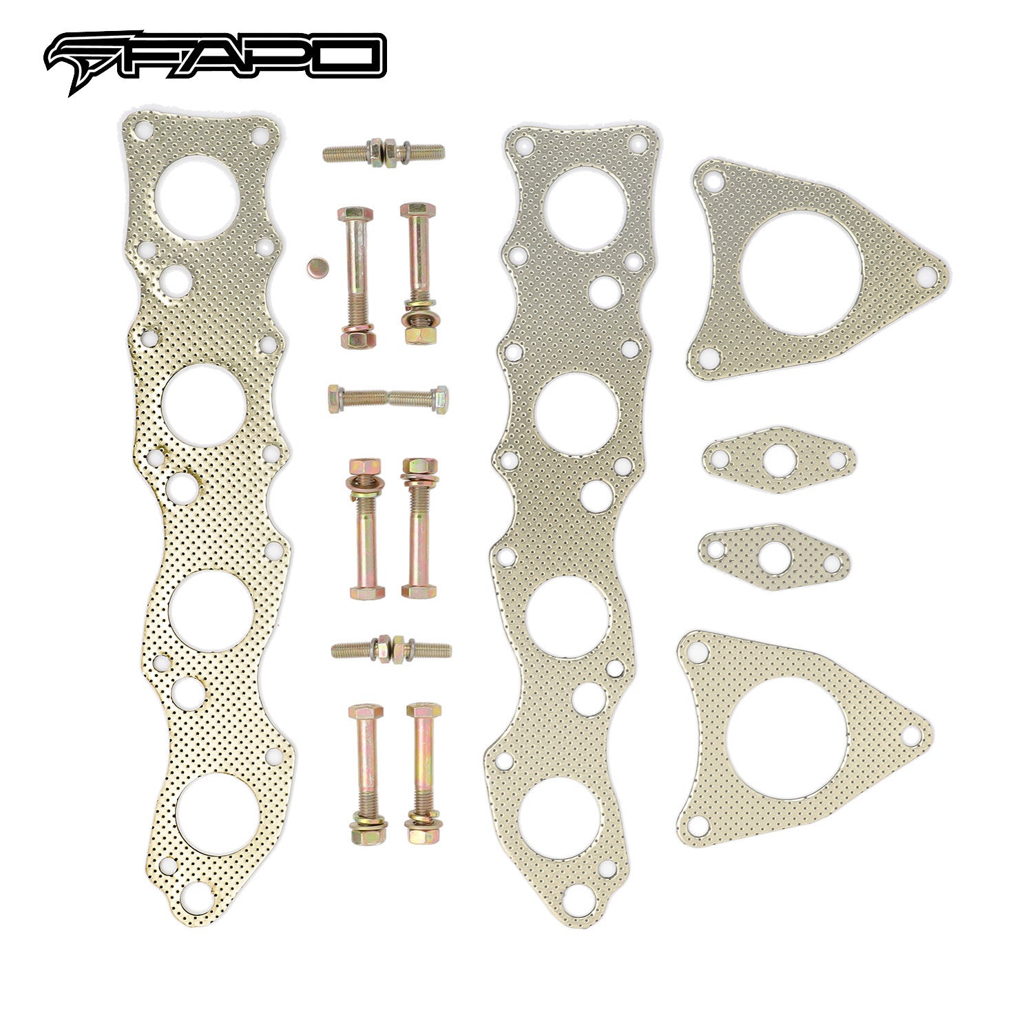 FAPO Shorty Headers for 07-16 Toyota Tundra Sequoia 5.7L 345 V8 304 SS Limited SR5 TRD