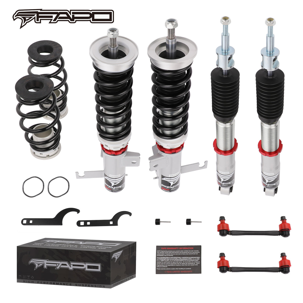 32-Level Damping Coilover For Chevrolet Cruze 1st Gen J300 2008-2016 PF009620