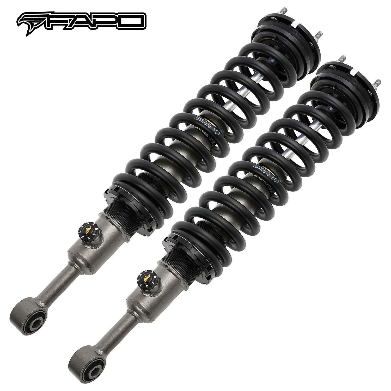 8-Stage Full Set 0-2 in Lift Struts for Toyota Tundra 2007-2021 P3 PA165630 PA265630