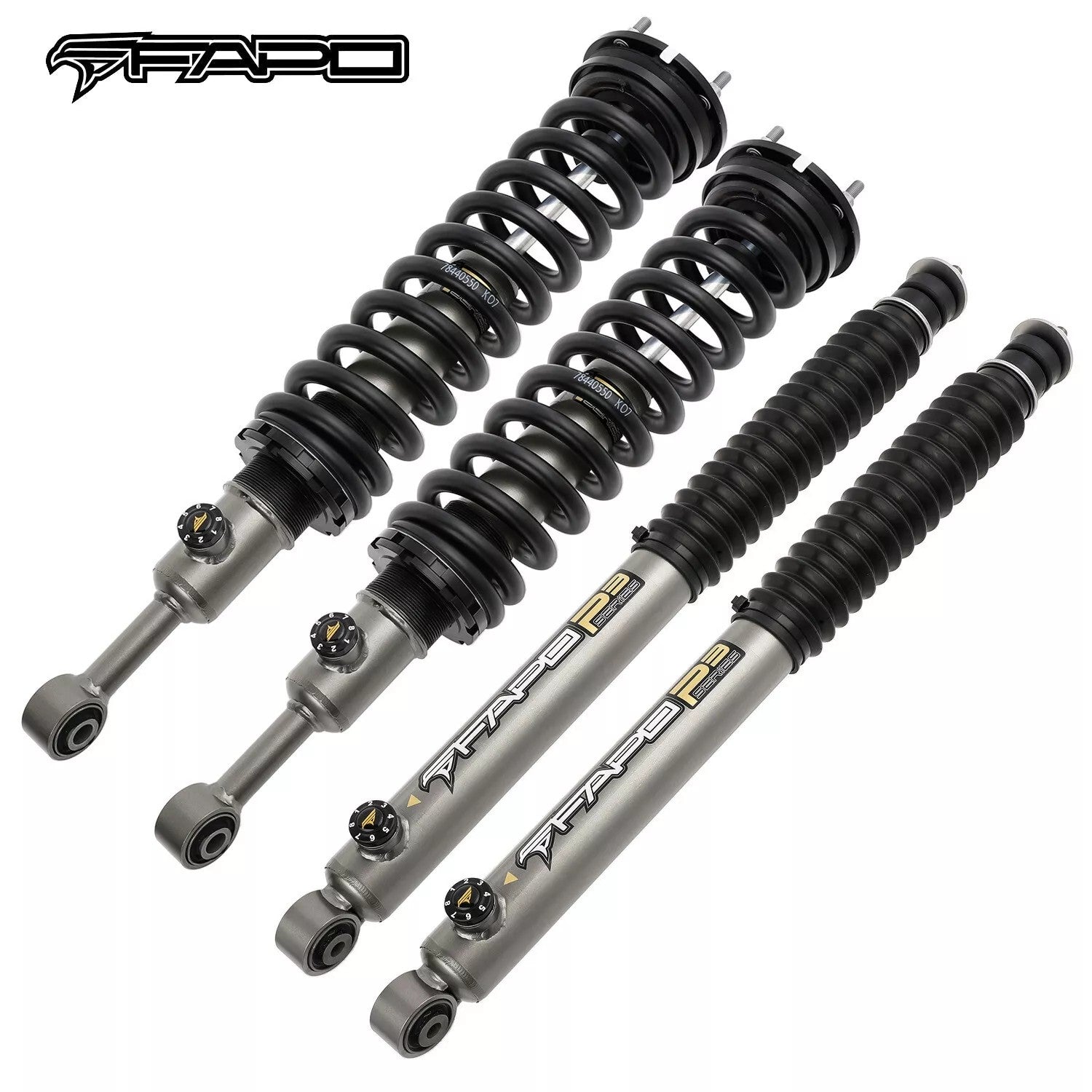 8-Stage Full Set 3-3.5 in Lift Struts for Toyota Tundra 2007-2021 P3 PA165631  PA265631