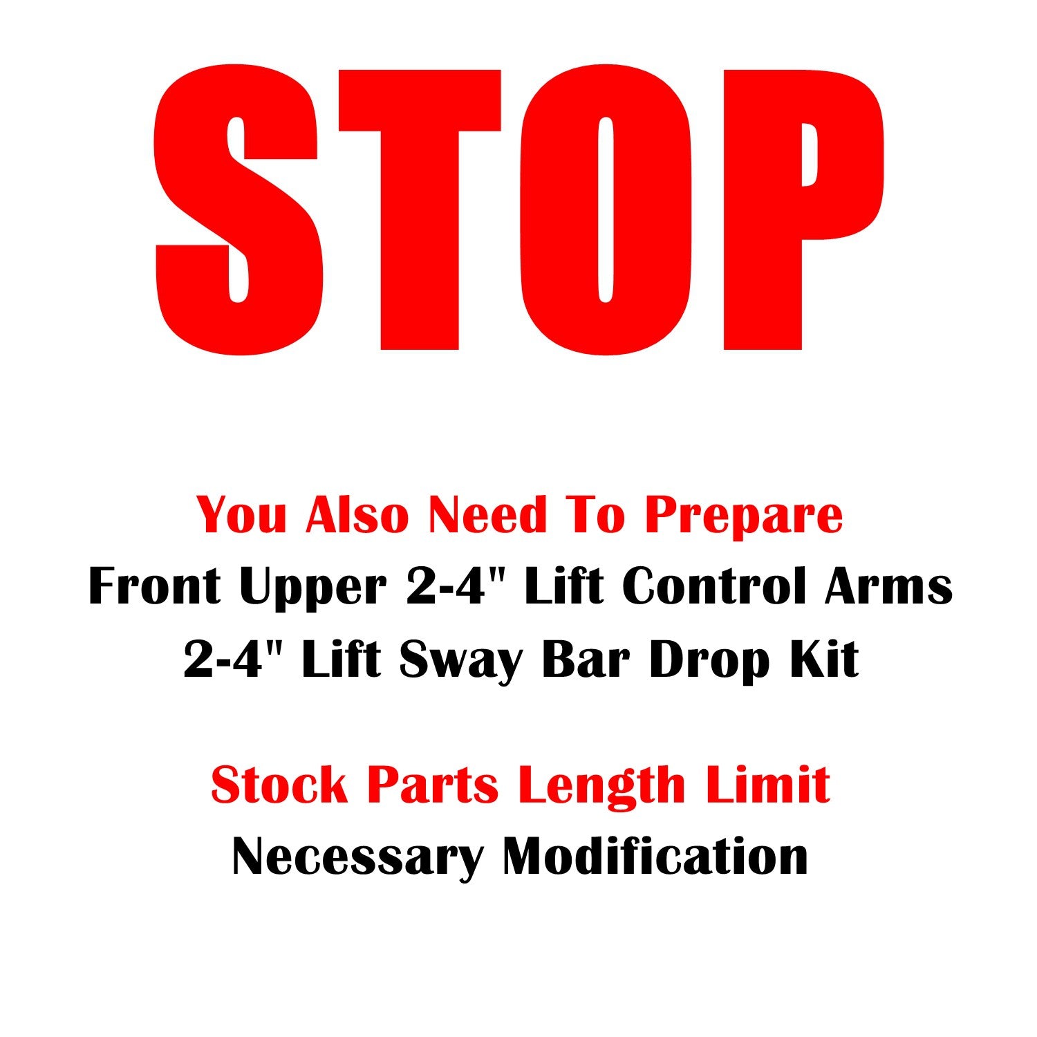 8-Stage Full Set 3-3.5 in Lift Struts for Toyota Tundra 2007-2021 P3 PA165631  PA265631