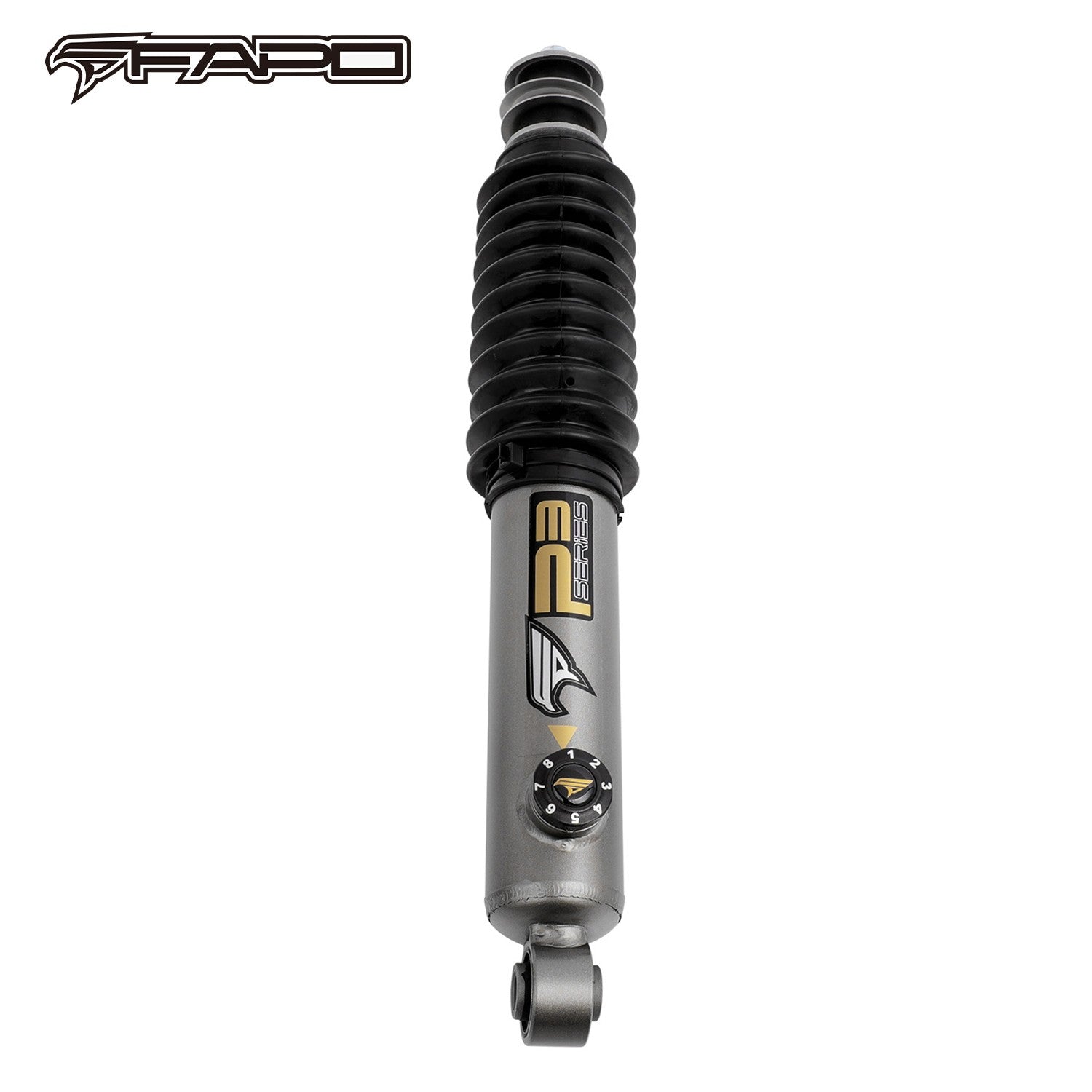 8-Stage Front 0-4 in Lift Shocks for 2001-2010 Chevrolet Silverado 2500HD 3500HD GMC Sierra 2500HD 3500HD P3 PA096230