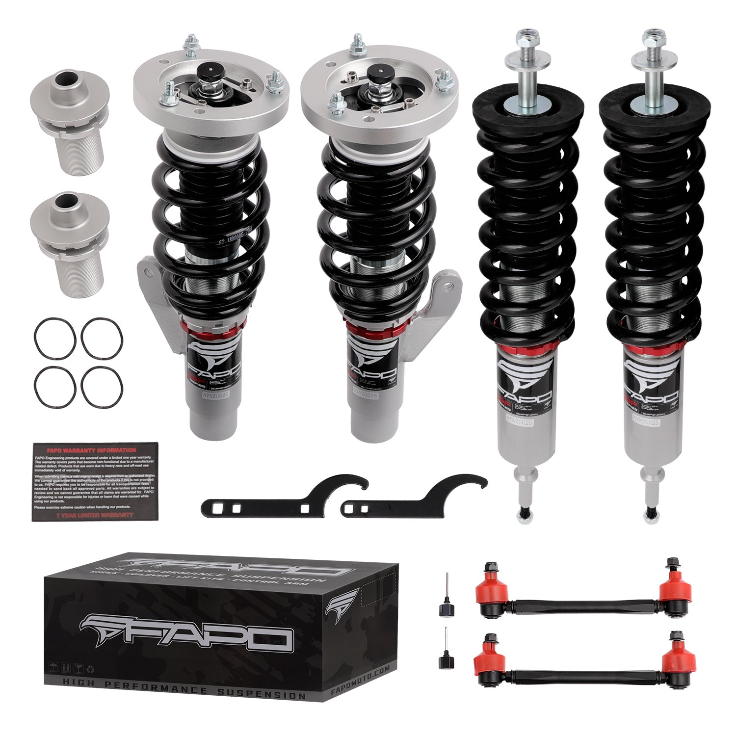 32-Level Damping Coilover for 2006-2013 BMW 3 Series 5th Gen E90/E91/E92/E93 PF006420