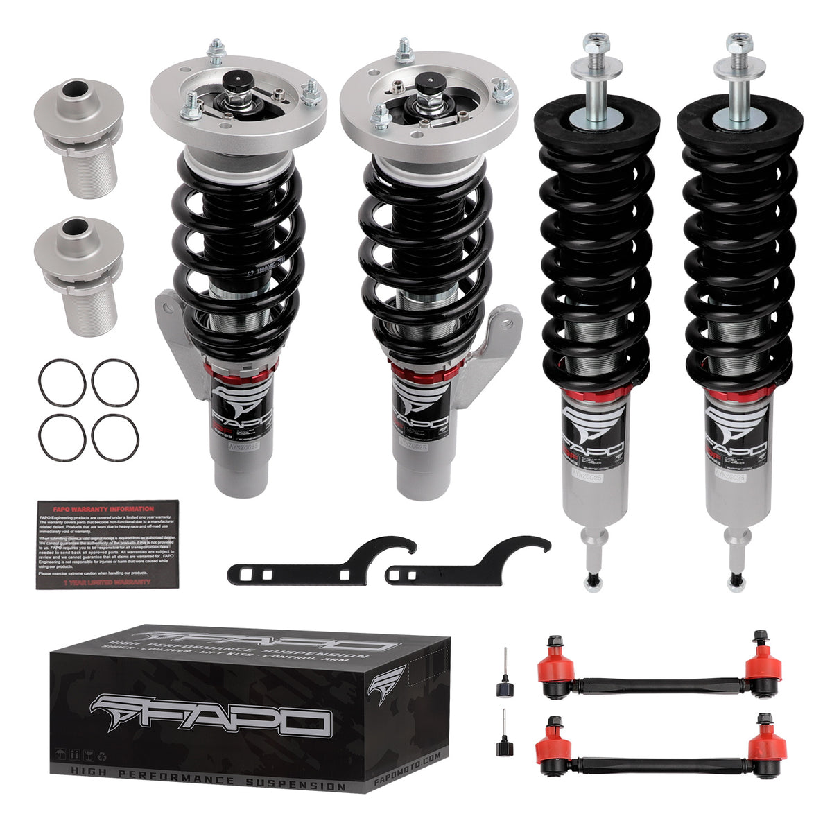 32-Level Damping Coilover for 2006-2013 BMW 3 Series 5th Gen E90/E91/E92/E93 PF006420