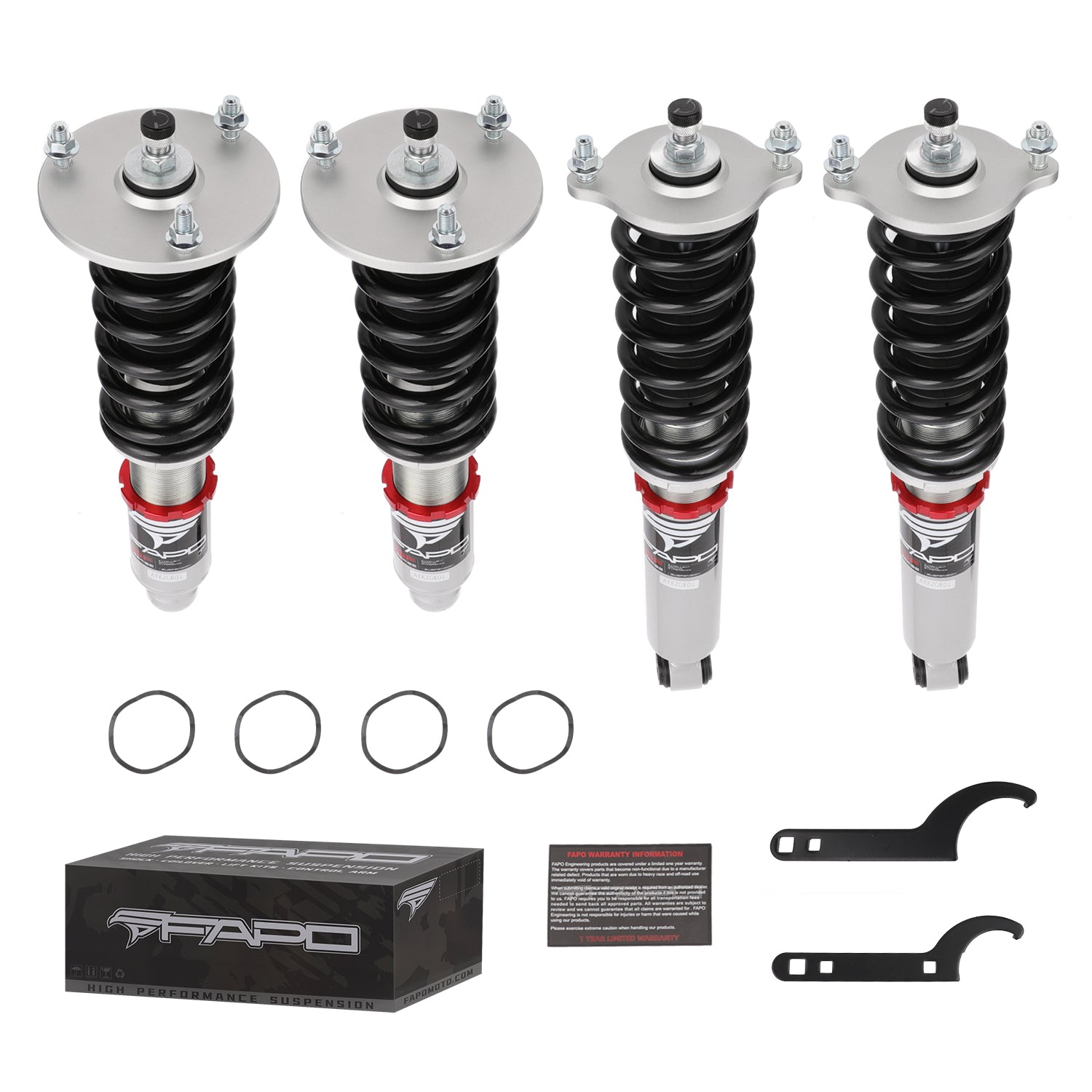 32-Level Damping Coilover for Mitsubishi Eclipse 2G 1995-1999 / Galant 1994-2003 / Chrysler Sebring 1995-2000 PF003120