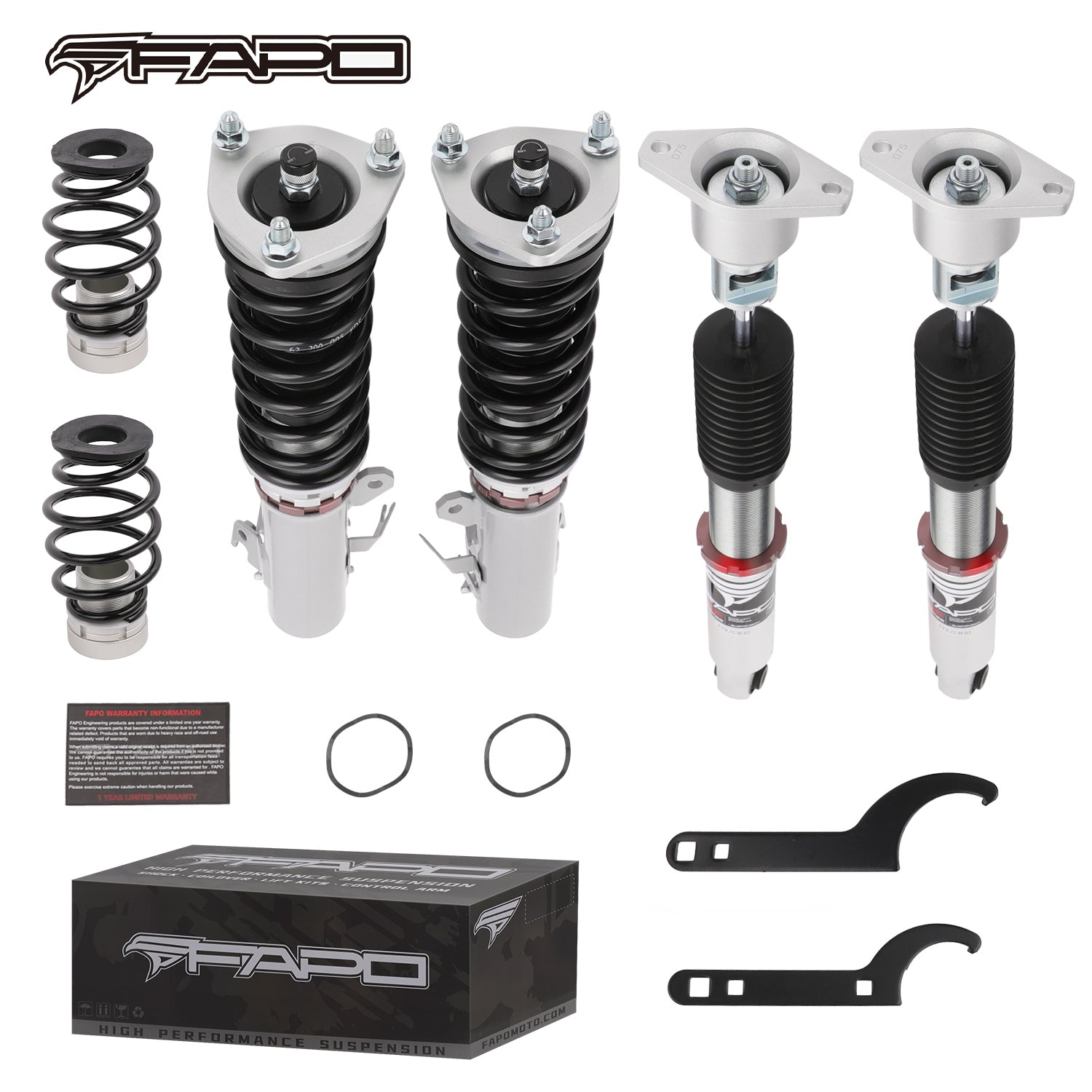 32-Level Damping Coilover for Mazda 2 DE 2007-2014 / Ford Fiesta B299 2008-2019 PF007520