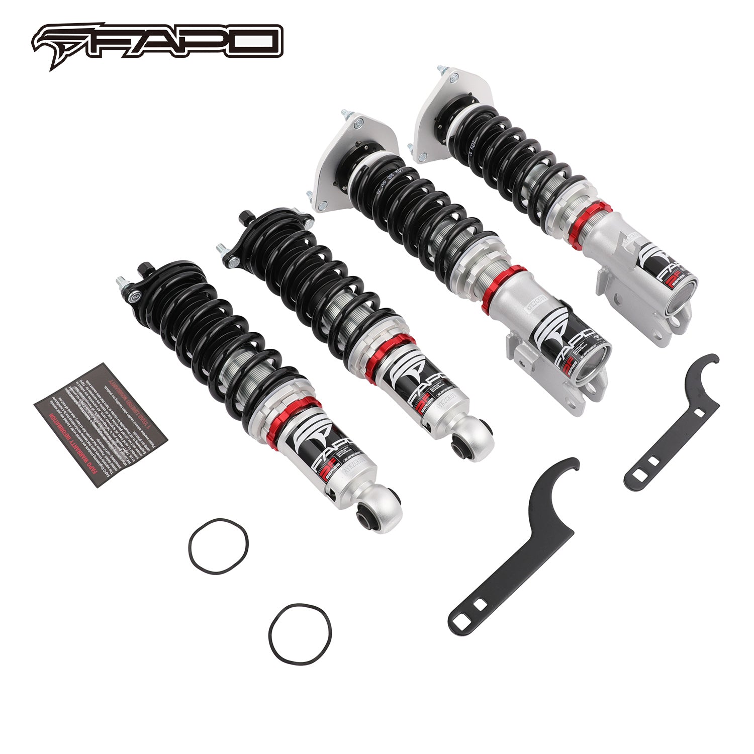 32-Level Damping Coilover for 1998-2004 Subaru Legacy 3rd Gen BE/BH/ Outback 2nd Gen 2000-2004 / Baja BT 2003-2006 PF010420